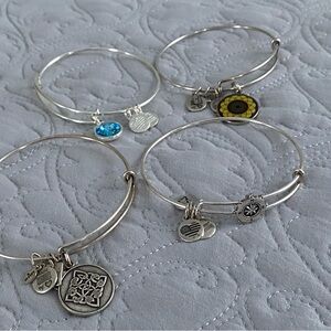 Alex and Ani Charm Bracelet Set